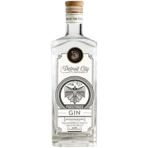 DETROIT CITY PEACEMAKER GIN 88 Proof 750 ml - Wine barrel Plus