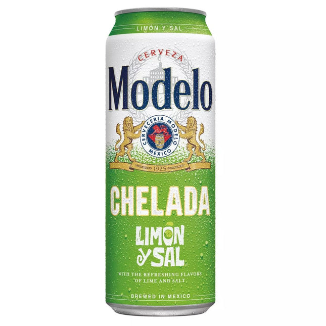 MODELO CHELADA LIMON Y SAL 1PK 24OZ CAN - Wine barrel Plus