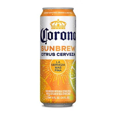 CORONA SUNBREW CITRUS CERVEZA 1PK 24OZ CAN