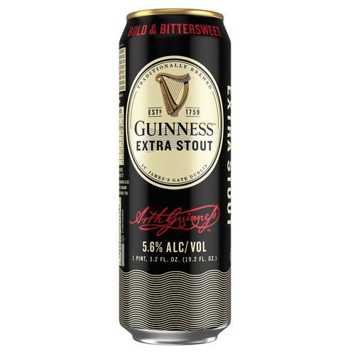 Guinness Extra Stout 19.2oz Can - Wine barrel Plus