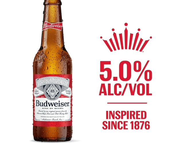 その他 Budweiser Juke Bottle Budweiser Lager Beer - 12oz Bottle Craft Quality Refreshment