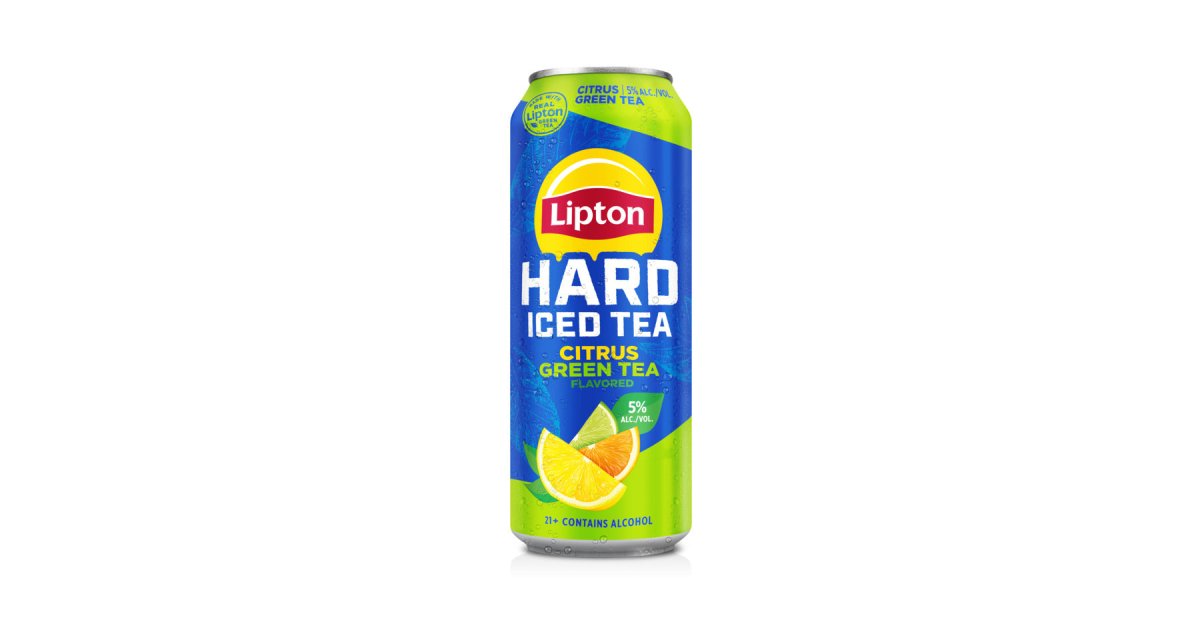Lipton Hard Tea Citrus Green 1pk Can - Refreshing Flavor – Wine