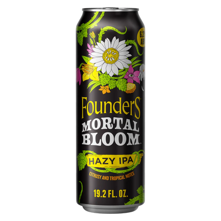 FOUNDERS MORTAL BLOOM HAZY IPA 1PK 19.2 OZ CAN