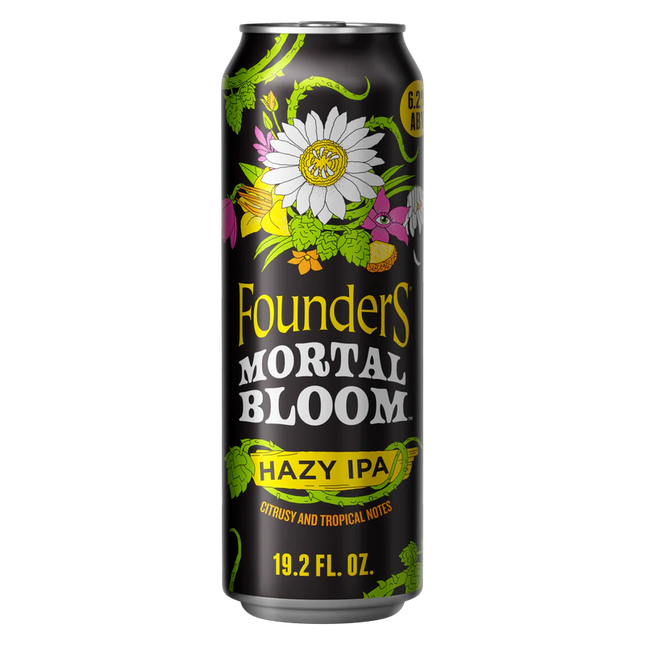 FOUNDERS MORTAL BLOOM HAZY IPA 1PK 19.2 OZ CAN