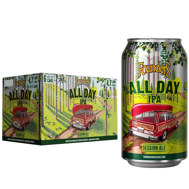 FOUNDERS ALL DAY IPA 6PK 12 OZ CAN
