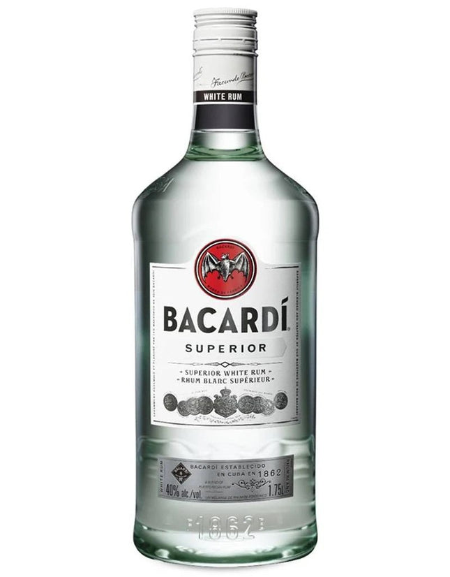 BACARDI SUPERIOR (P R) 80 Proof 1750 ml - Wine barrel Plus
