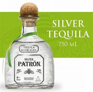 PATRON SILVER 80 PROOF 750ml - Wine barrel Plus