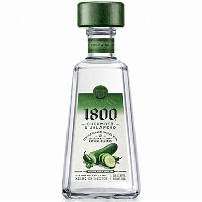 1800 CUCUMBER & JALAPENO 750ML - Wine barrel Plus