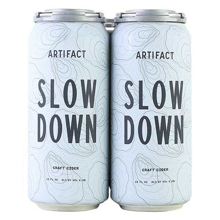 ARTIFACT CIDER SLOW DOWN 4PK - Wine barrel Plus
