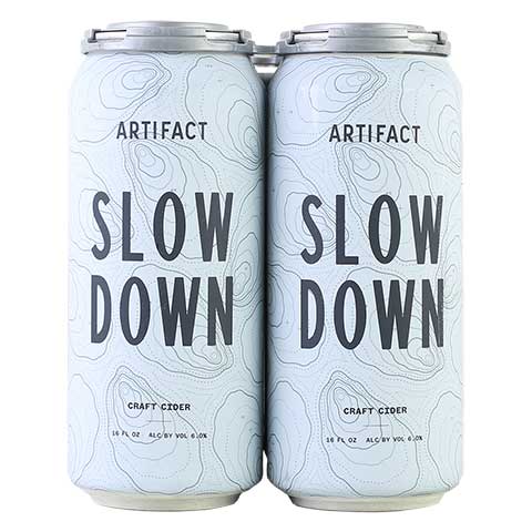 ARTIFACT CIDER SLOW DOWN 4PK - Wine barrel Plus