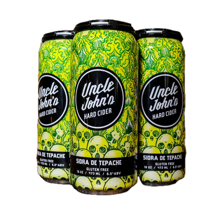 UNCLE JOHN'S TEPACHE HARD CIDER 4PK 16 OZ