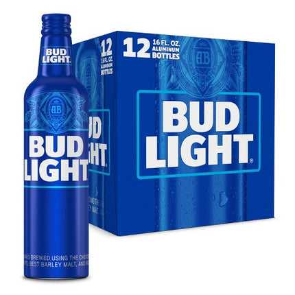 Bud Light 12 16oz Alum Reseal Bottle