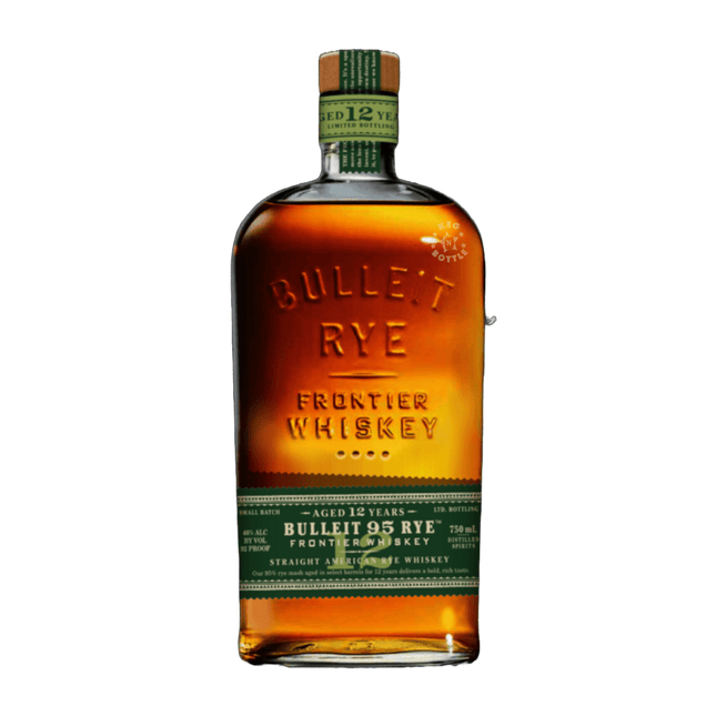 BULLEIT 95 RYE 12 YR 750ML 92 PROOF - Wine barrel Plus