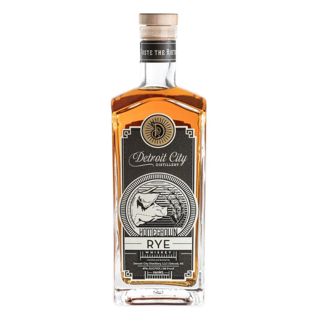 DETROIT CITY HOMEGROWN STRAIGHT RYE 750 ml - Wine barrel Plus