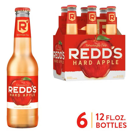 REDD'S APPLE ALE 6PK 12OZ BOTTLE - Wine barrel Plus
