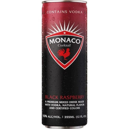 MONACO BLACK RASPBERRY 9% Alc 12OZ - Wine barrel Plus