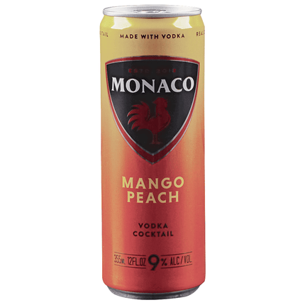 MONACO MANGO PEACH 9%Alc 12OZ - Wine barrel Plus