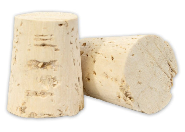 8 TAPERED CORKS 25/BAG - Wine barrel Plus