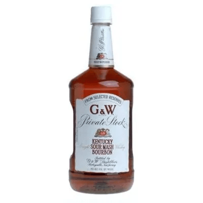 G & W PRIVATE STOCK SOUR MASH BOURBON 1.75LT - Wine barrel Plus