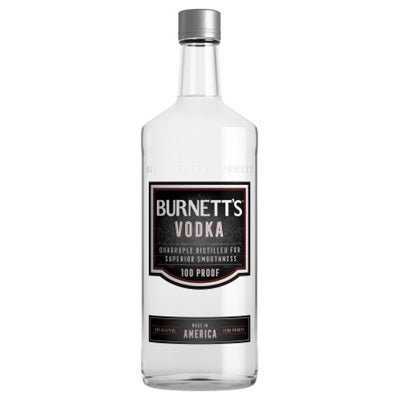 BURNETT'S VODKA - 100 100 Proof 750 ml - Wine barrel Plus