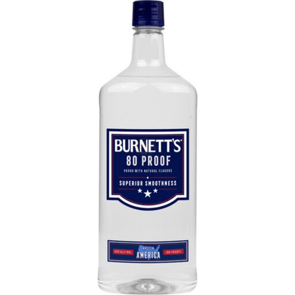 BURNETT'S VODKA PL 80 Proof 375 ml - Wine barrel Plus