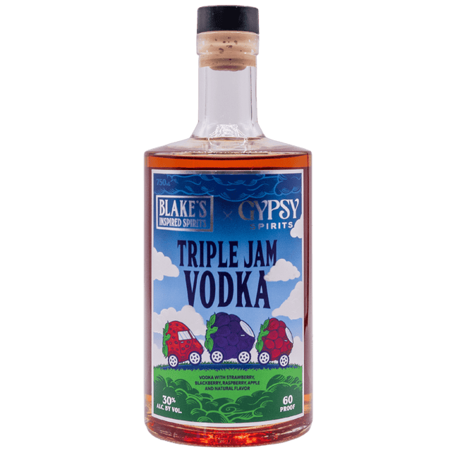 GYPSY BLAKES TRIPLE JAM VODKA 750ML 60 PROOF - Wine barrel Plus