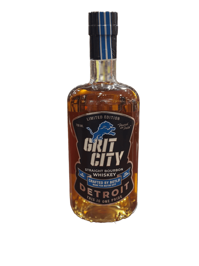 GRIT CITY BOURBON DETROIT LIONS 750ML 86 PROOF - Wine barrel Plus