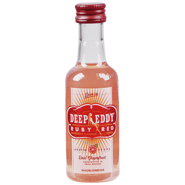 DEEP EDDY RUBY RED PL 70 Proof 50 ml - Wine barrel Plus