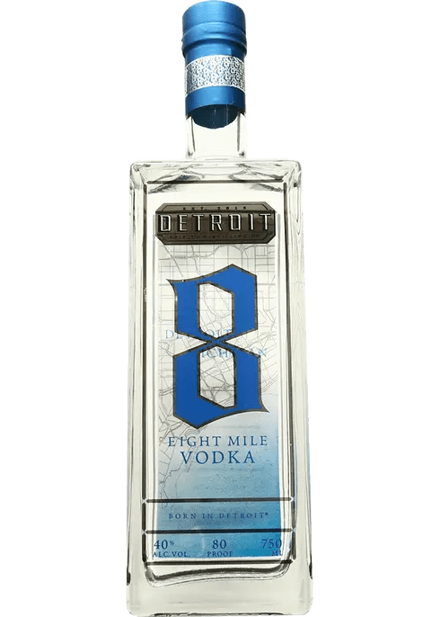 DETROIT 8 MILE VODKA 80 Proof 750 ml - Wine barrel Plus