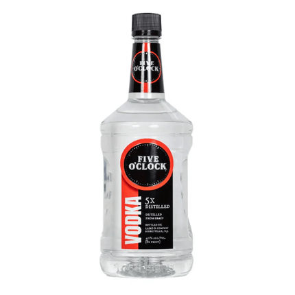 FIVE O'CLOCK VODKA 80 Proof 1750 ml - Wine barrel Plus