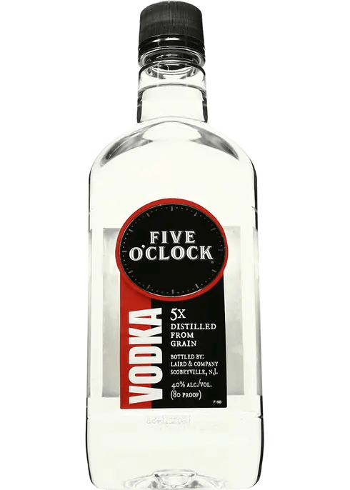 FIVE O'CLOCK VODKA PL 80 Proof 375 ml - Wine barrel Plus