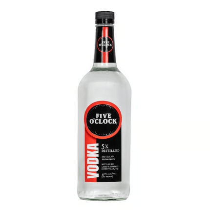 FIVE O'CLOCK VODKA PL 80 Proof 750 ml - Wine barrel Plus