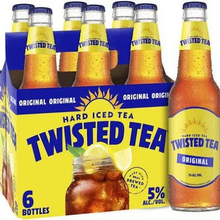 TWISTED TEA ORGINAL 6PK 12OZ BOTTLE - Wine barrel Plus