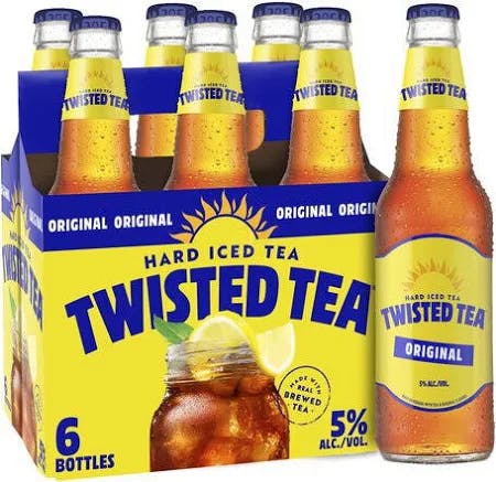 TWISTED TEA ORGINAL 6PK 12OZ BOTTLE - Wine barrel Plus