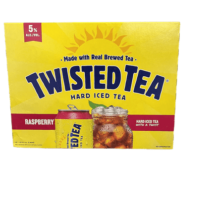 TWISTED TEA RASPBERRY 12PK 12OZ CAN - Wine barrel Plus