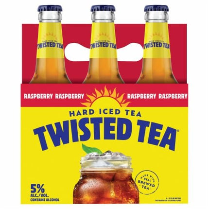 TWISTED TEA RASPBERRY 6PK 12OZ BOTTLE - Wine barrel Plus