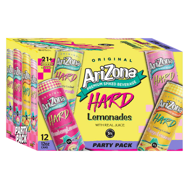 ARIZONA HARD LEMONADE VARIETY 12PK - Wine barrel Plus