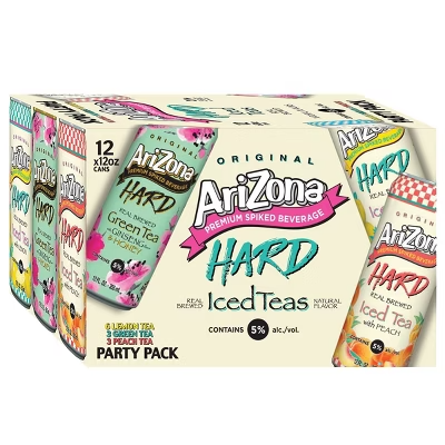 ARIZONA VARIETY HARD TEA 12PK - Wine barrel Plus