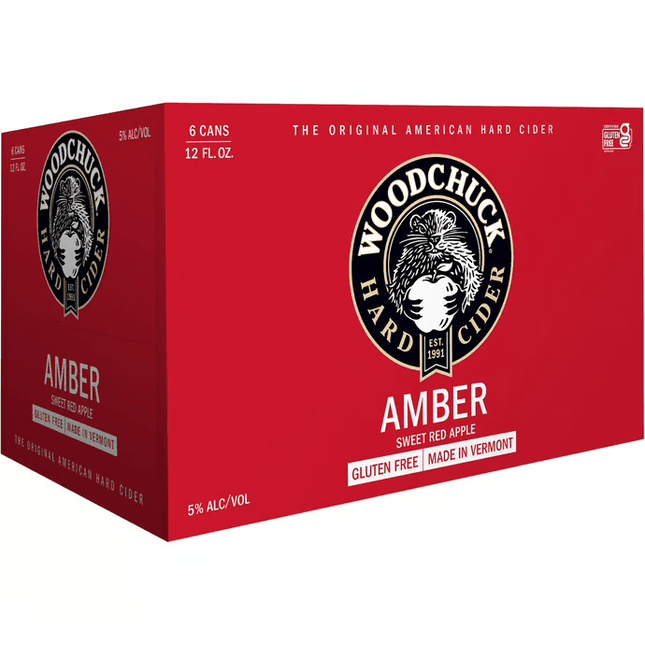 Woodchuck Amber 6 Can - Wine barrel Plus