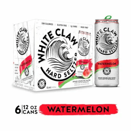 WHITE CLAW WATERMELON 6PK 12OZ - Wine barrel Plus