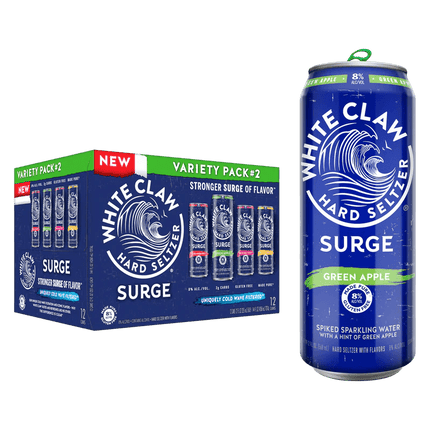 WHITE CLAW SURGE VARIETY2 12PK 12OZ CAN - Wine barrel Plus