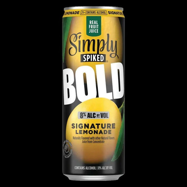 SIMPLY BOLD LEMON 1PK 24OZ CAN - Wine barrel Plus
