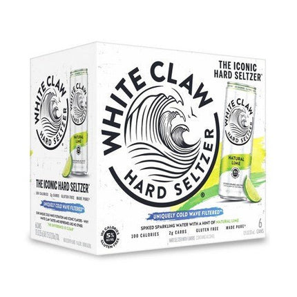 WHITE CLAW LIME 6PK 12OZ SLIM CAN - Wine barrel Plus