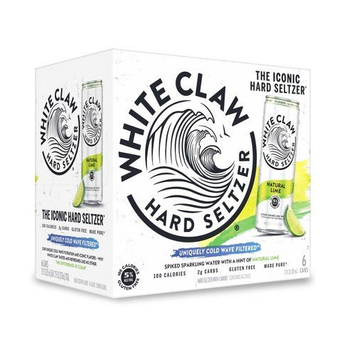 WHITE CLAW LIME 6PK 12OZ SLIM CAN - Wine barrel Plus