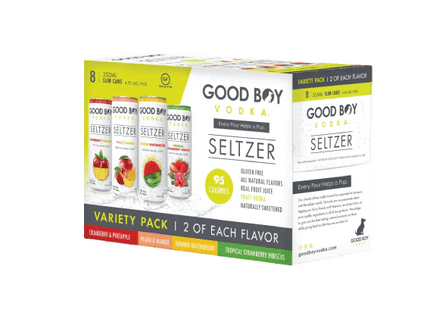 GOOD BOY VODKA SELTZER VARIETY 8PK - Wine barrel Plus