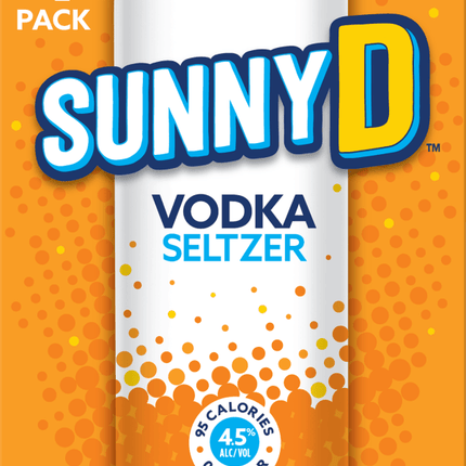 SUNNY D VODKA SELTZER 4PK - Wine barrel Plus