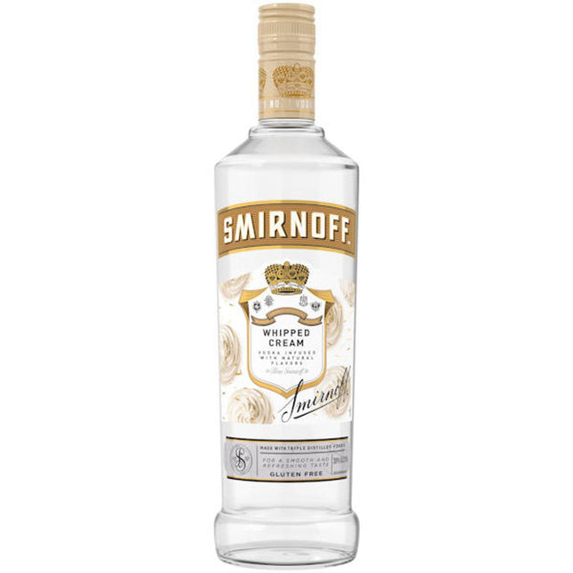 SMIRNOFF WHIPPED CREAM 60 Proof 750 ml - Wine barrel Plus
