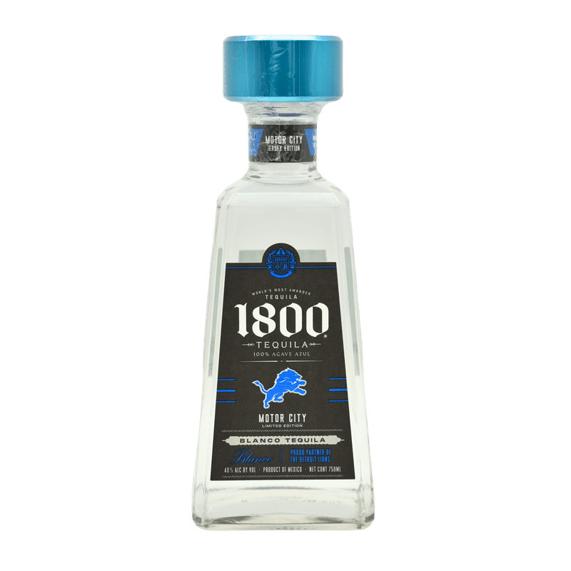 1800 Blanco Detroit Lions Tequila 750ml - Premium Spirit – Wine