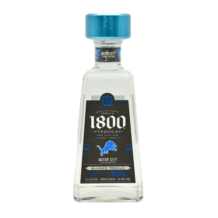 1800 BLANCO DETROIT LIONS TEQUILA 750ML 80 PROOF - Wine barrel Plus
