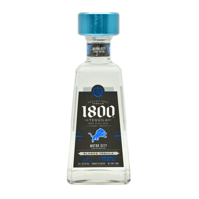 1800 BLANCO DETROIT LIONS TEQUILA 750ML 80 PROOF - Wine barrel Plus